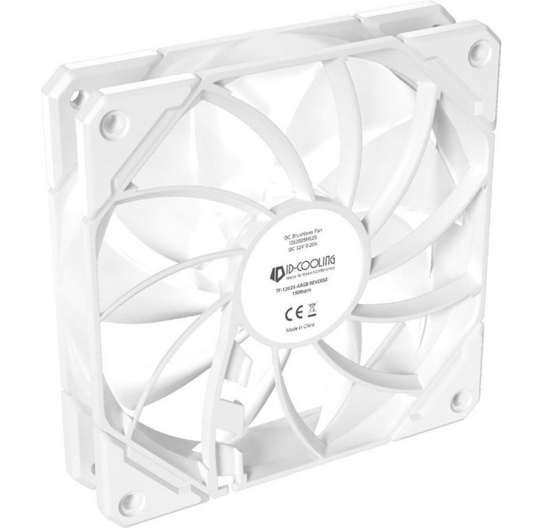 Вентилятор для корпуса ID-Cooling TF-12025-PRO-ARGB Reverse White