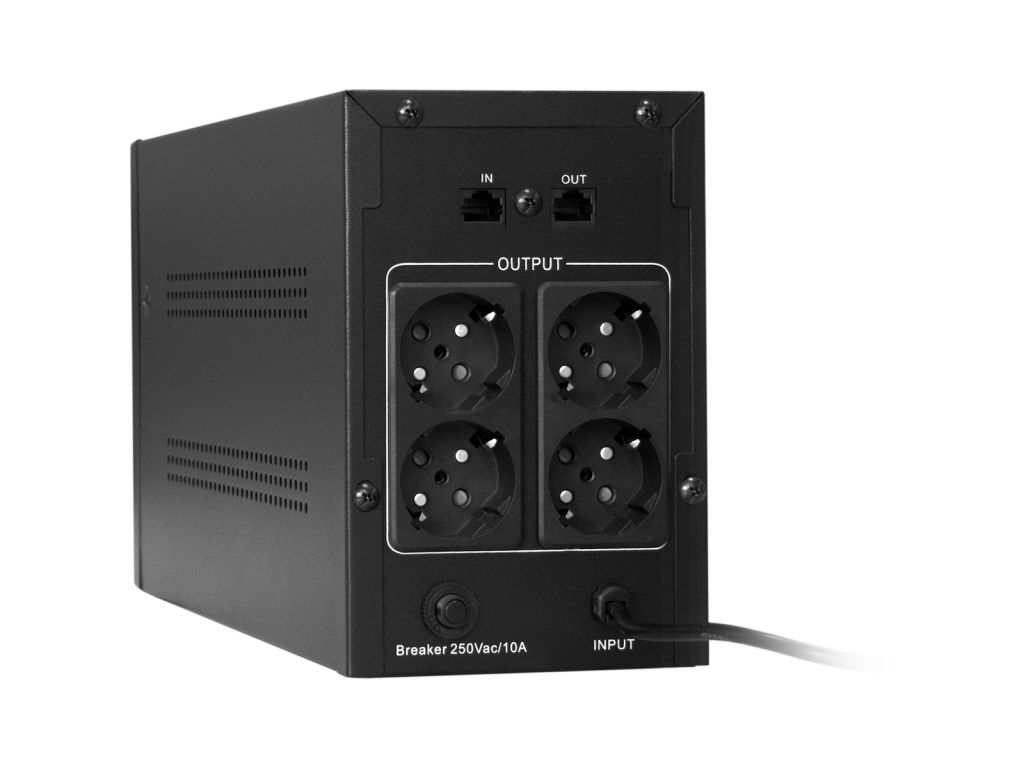 Источник бесперебойного питания ExeGate SpecialPro Smart LLB-1000.LCD.AVR.4SH.RJ EP285487RUS С витрины!