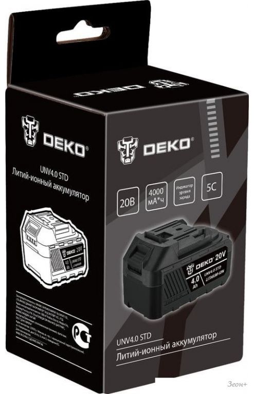 Аккумулятор Deko UNV4.0 STD 063-4494 (20В/4 Ач)