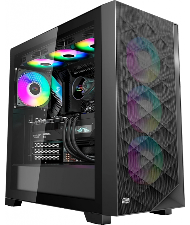 Корпус PCCooler C3D510 ARGB (черный)
