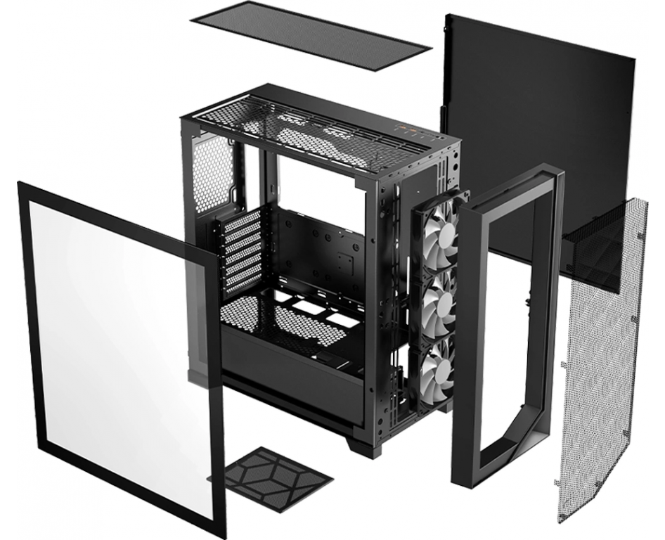 Корпус PCCooler C3D510 ARGB (черный)