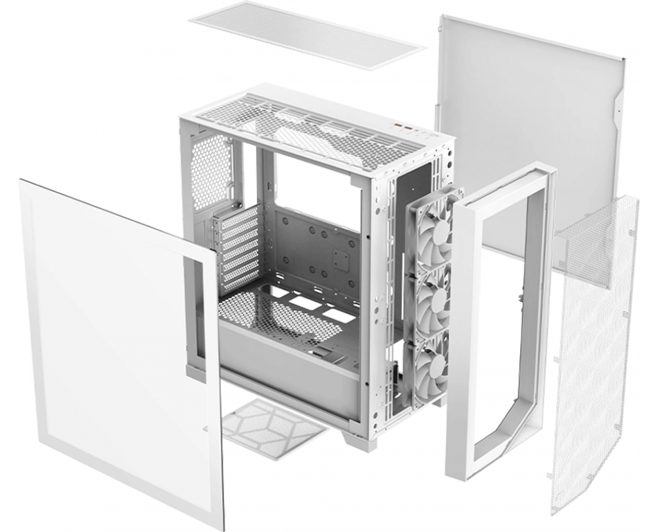Корпус PCCooler C3D510 ARGB (белый)