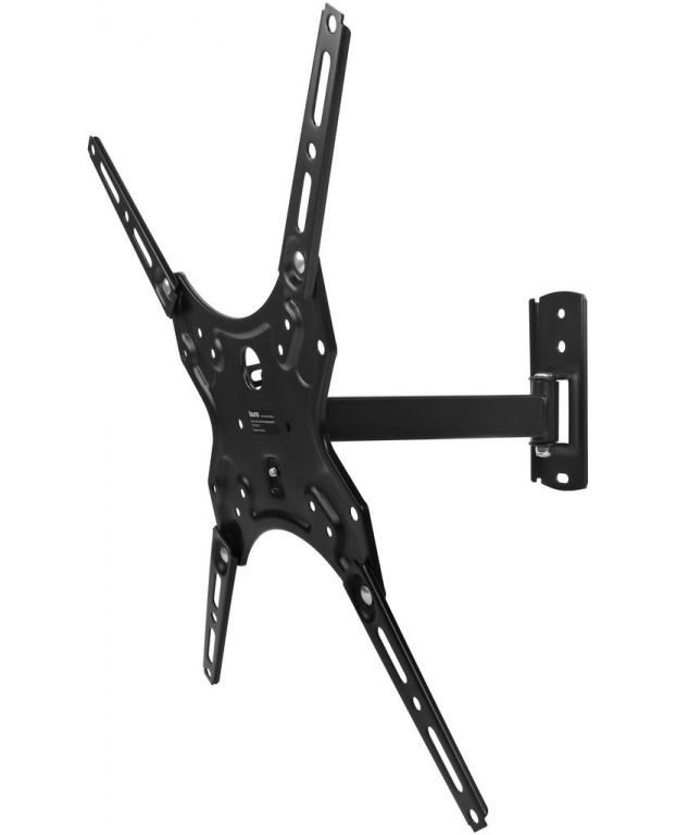 Кронштейн для телевизора Buro MF1 черный 13"-60" макс.25кг настенный поворот и наклон