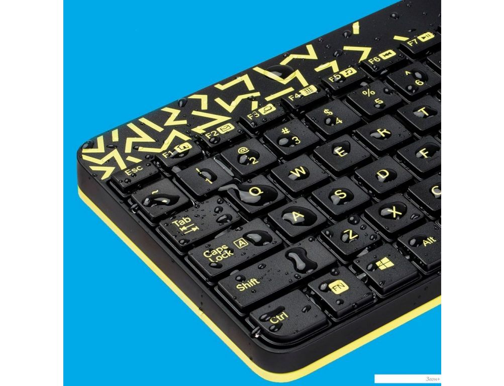 Офисный набор Logitech MK240 Nano 920-008198 (черный)