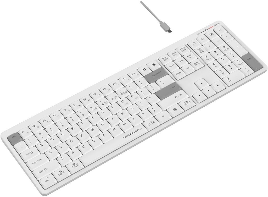 Клавиатура A4Tech Fstyler FBX55C (белый)
