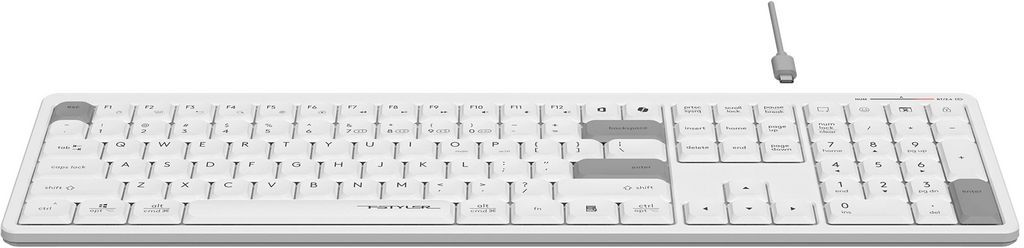 Клавиатура A4Tech Fstyler FBX55C (белый)