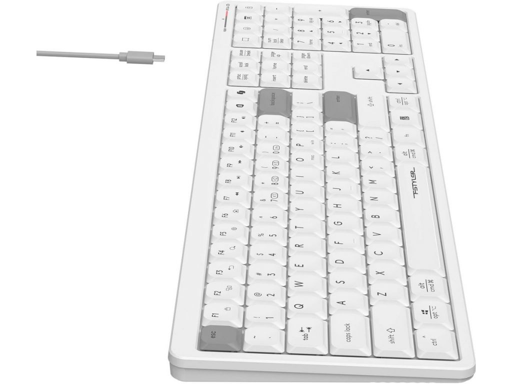 Клавиатура A4Tech Fstyler FBX55C (белый)