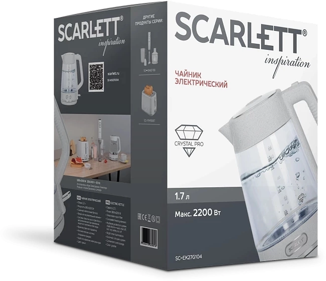Электрический чайник Scarlett SC-EK27G104