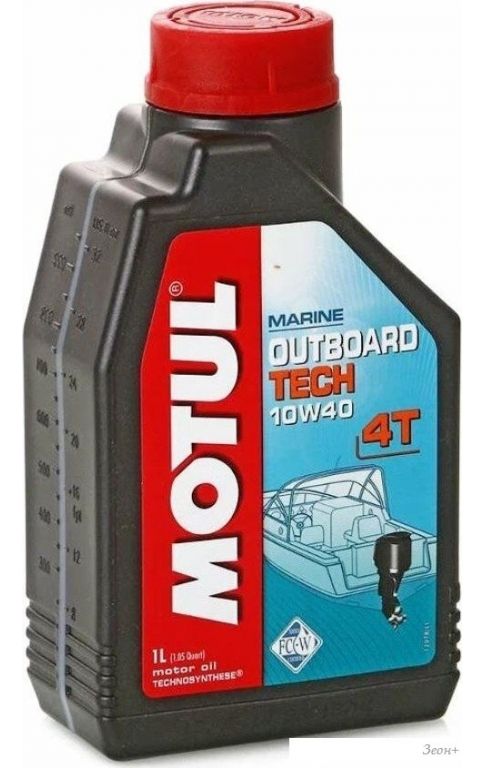 Моторное масло Motul Outboard Tech 4T 10W-40 1л