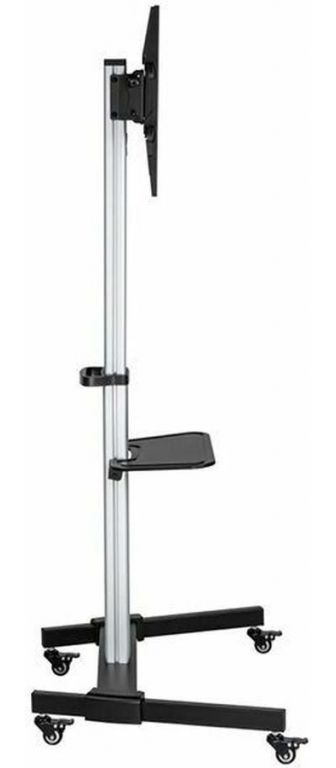 Подставка для телевизора Ultramounts UM307B черный/белый 37"-86" макс.50кг напольный мобильный