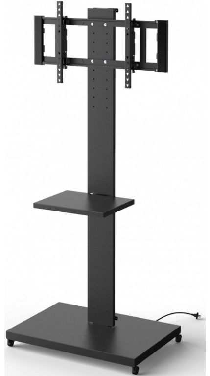 Подставка для телевизора Holder PR-107 черный 32"-70" макс.60кг напольный поворот и наклон