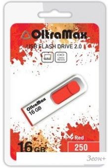 USB Flash Oltramax 250 16GB () [OM-16GB-250-Red]