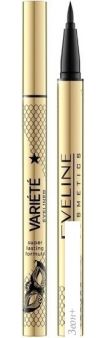 - Eveline Cosmetics Variete Waterproof Eyeliner Ultra Black Super Lasting