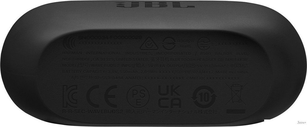 Наушники JBL Wave Buds 2 (черный)