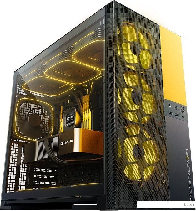 Корпус Geometric Future Model 5 Vent 5FAN (черный/желтый)