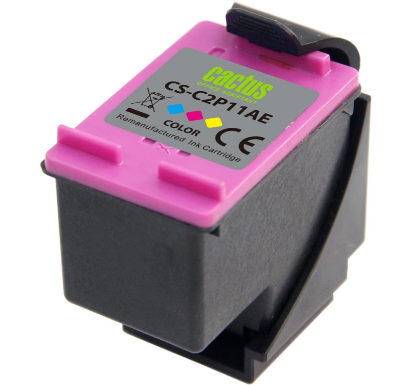 Картридж струйный Cactus CS-C2P11AE № 651 многоцветный (18мл) для HP 5575/5645 OJ 202/252