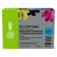 Картридж струйный Cactus CS-C2P10AE № 651 черный (18мл) для HP 5575/5645;Officejet 202/252