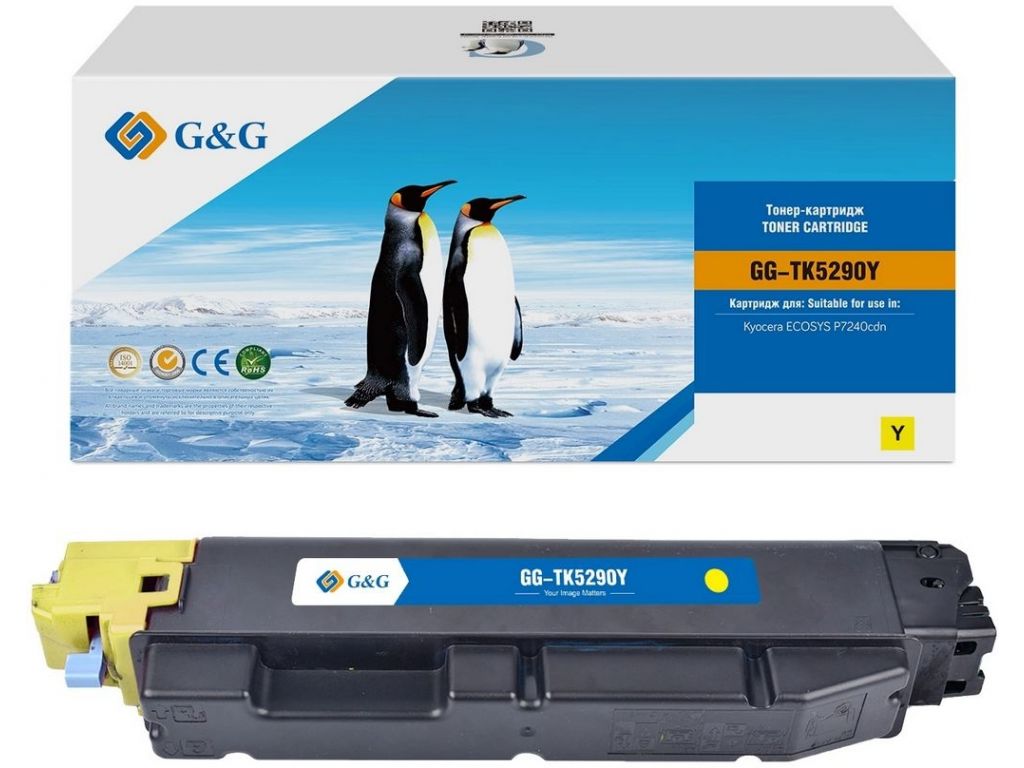 Картридж лазерный G&G GG-TK5290Y TK5290Y желтый (13000стр.) для Kyocera ECOSYS P7240cdn