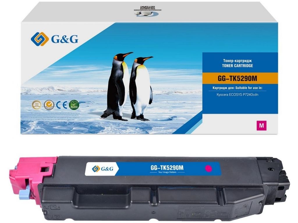 Картридж лазерный G&G GG-TK5290M TK5290M пурпурный (13000стр.) для Kyocera ECOSYS P7240cdn