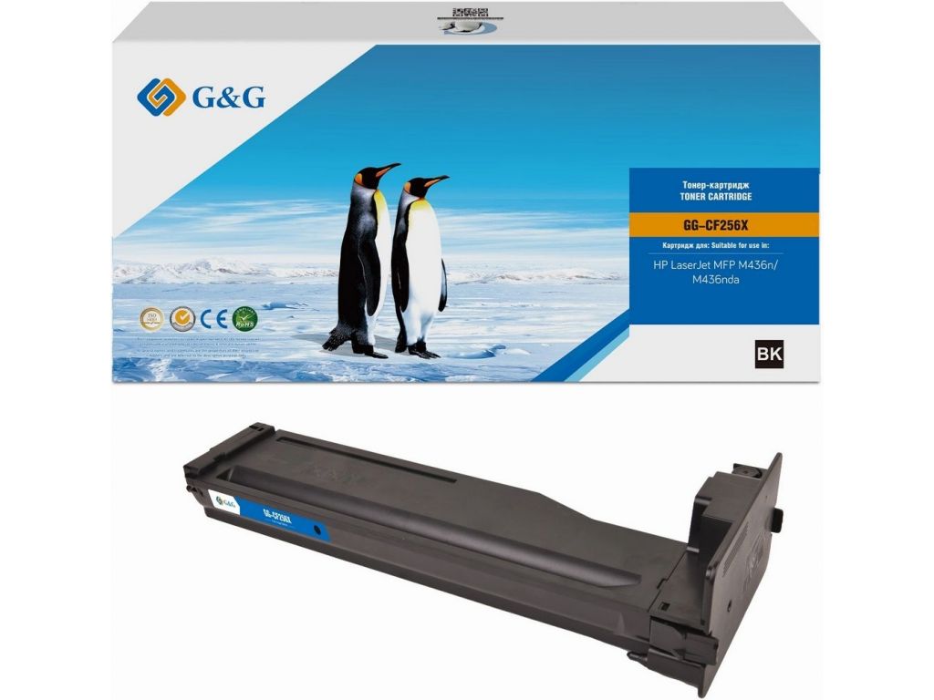 Картридж лазерный G&G GG-CF256X CF256X черный (13700стр.) для HP LJ MFP M436n