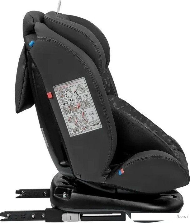 Детское автокресло Indigo Advanced Isofix (темно-серый)