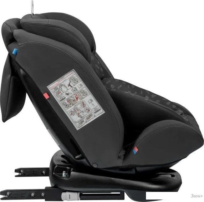 Детское автокресло Indigo Advanced Isofix (темно-серый)