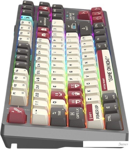 Клавиатура A4Tech Bloody WS87 Pixels Red (Bloody BLMS Red Plus)