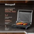 Электрогриль Weissgauff WCG 150 X Digital Inox
