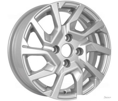   KDW KD1420 (1090-00) 14x5.5" 4x100 DIA 60.1 ET 40 Silver Painted