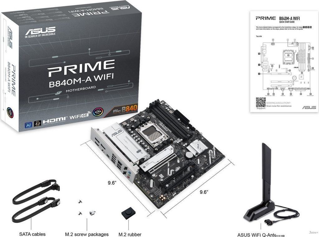 Материнская плата ASUS Prime B840M-A WiFi