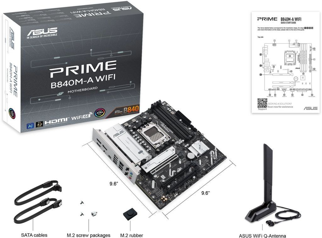 Материнская плата ASUS Prime B840M-A WiFi