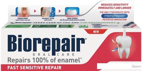 Зубная паста Biorepair Fast Sensitive Repair 75 мл