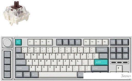 Клавиатура Keychron Lemokey L3 RGB L3-X3-RU (Gateron Jupiter Brown)