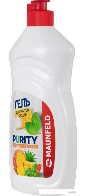 Средство для мытья посуды MAUNFELD Purity Ананас и базилик MDL450PF 450 мл