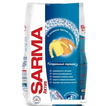 Стиральный порошок Sarma Актив Горная свежесть 800 г