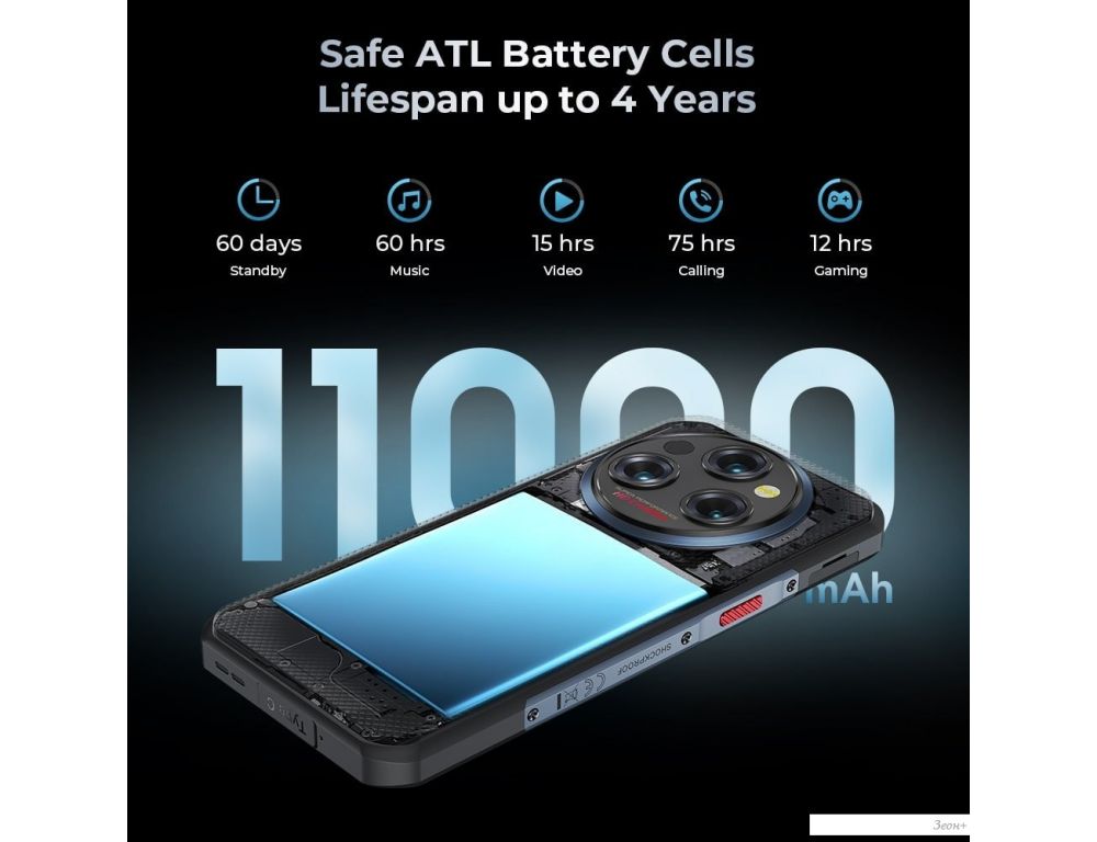 Смартфон Oukitel WP35 8GB/256GB (серый)