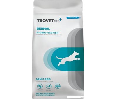 Сухой корм для собак Trovet Plus Adult Dog Dermal Hydrolised Fresh Fish (10кг)