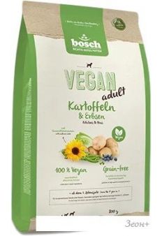 Сухой корм для собак Bosch HPC Vegan Adult Potatoes & Peas (с картофелем и горохом) 10 кг