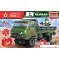 Конструктор Город мастеров Армия России SB-7300 Военный UAZ-452 с солдатом