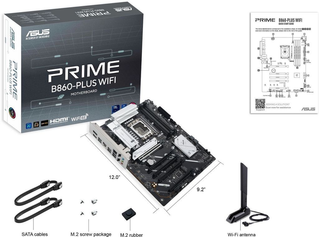Материнская плата ASUS Prime B860-Plus WiFi