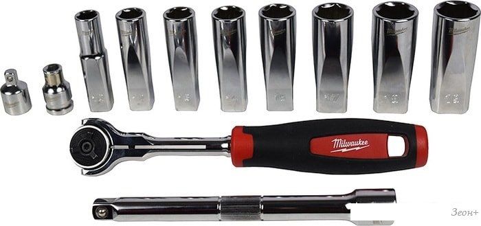 Универсальный набор инструментов Milwaukee 48229001 (12 предметов)