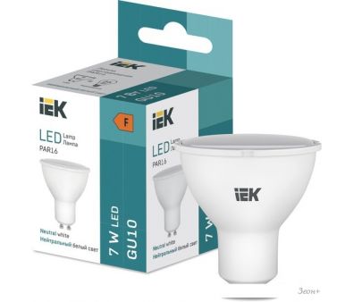   IEK LED PAR16 600lm 4000K GU10