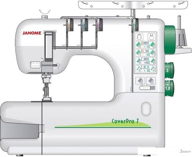 Оверлок Janome Cover Pro 7