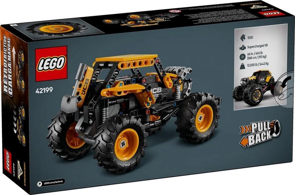 Конструктор LEGO Technic 42199 Monster Jam DIGatron Pull-Back
