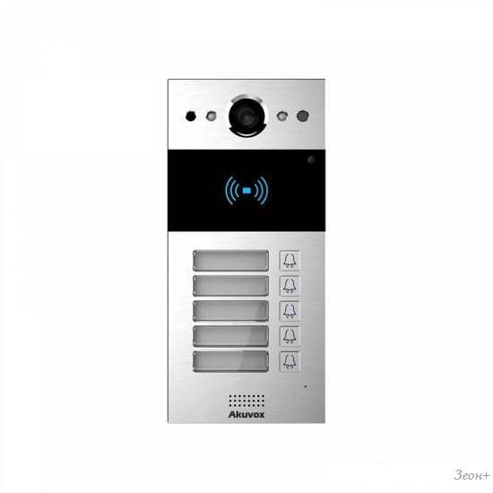 Вызывная панель Akuvox R20B для накладного монтажа на 4 абонента