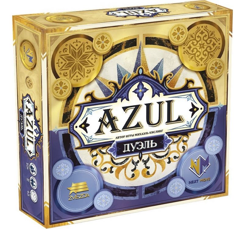 Настольная игра Звезда Azul. Дуэль 8444