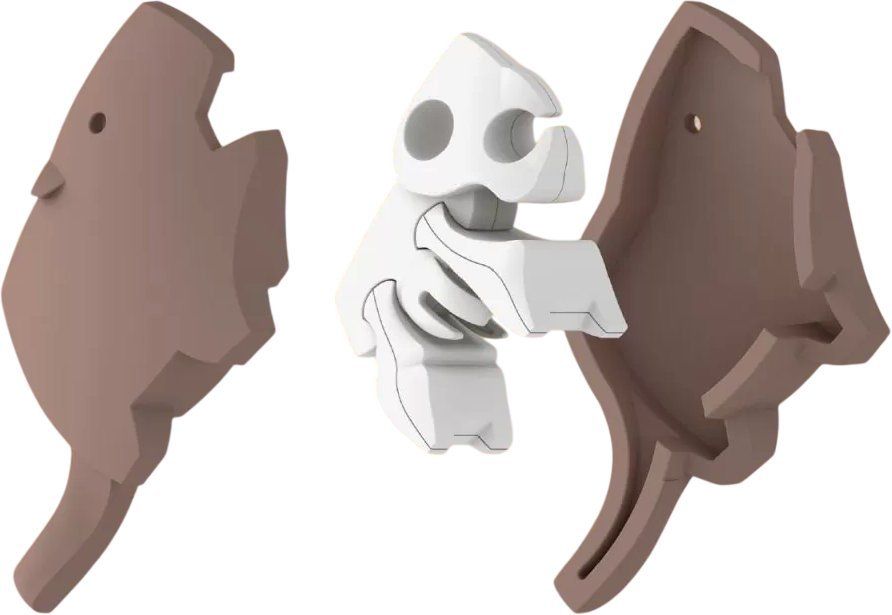 Магнитный конструктор Halftoys Animal Бобр HAS011