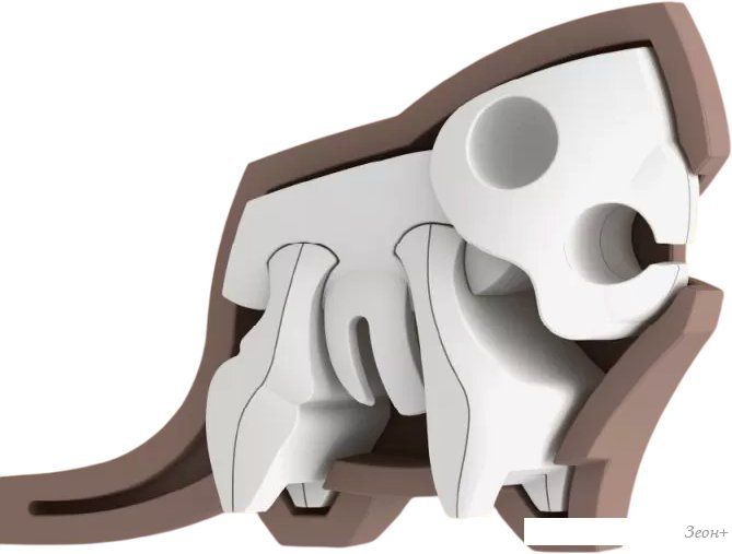 Магнитный конструктор Halftoys Animal Бобр HAS011