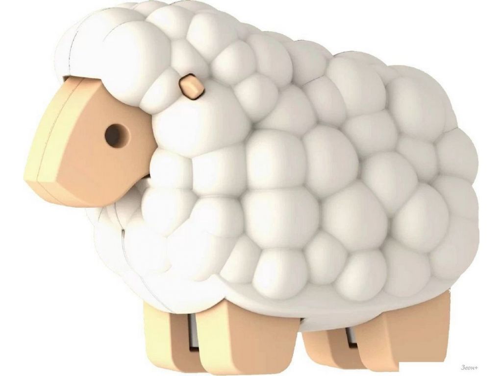 Магнитный конструктор Halftoys Animal Овца HAS008