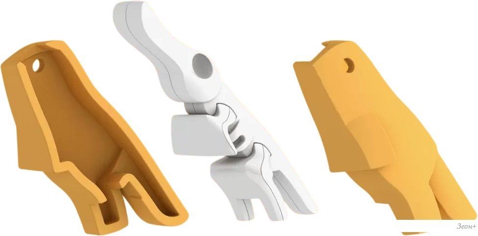 Магнитный конструктор Halftoys Animal Утконос HAS012